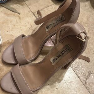 Steve Madden Nude Heeled Sandals